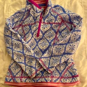 Hatley 2t three quarter zip fleece jacket